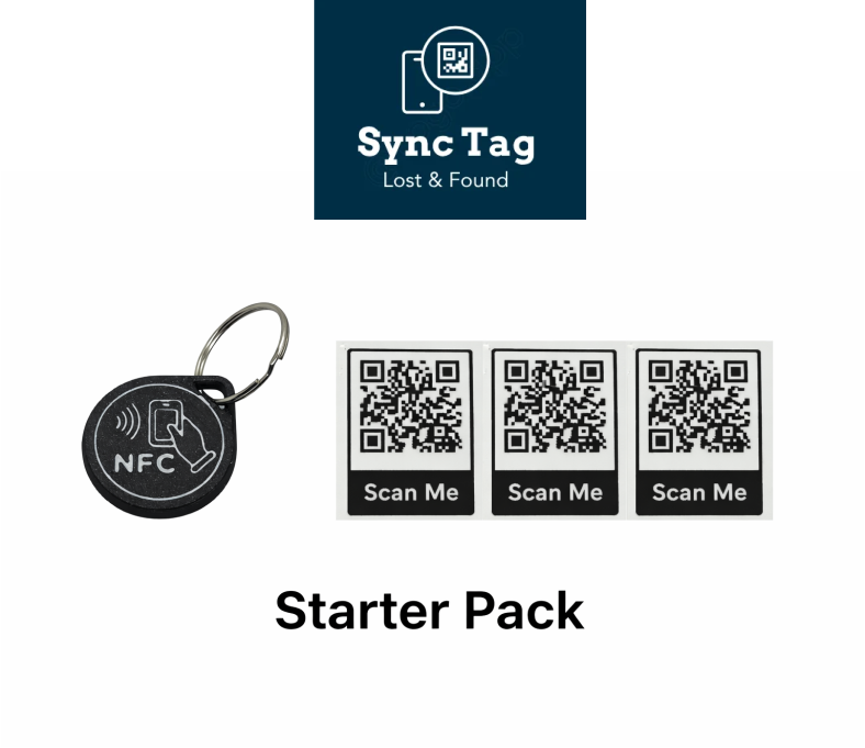 Starter Pack – 3 QR Stickers + 1 NFC Tags