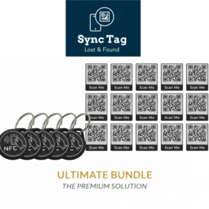 Ultimate Bundle – 12 QR Stickers + 5 NFC Tags